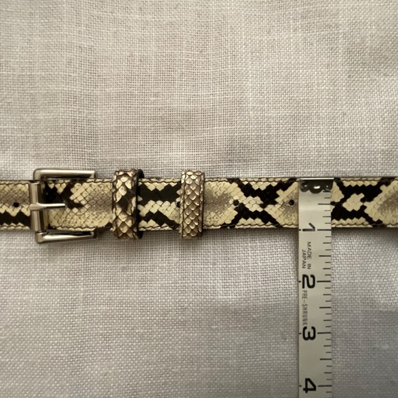 Elisabeth Weinstock Tokyo Cross-Body Bag Natural Taupe Snakeskin - Picture 9 of 16